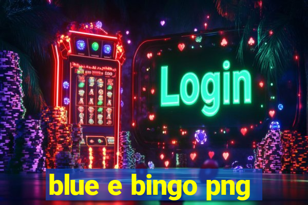 blue e bingo png